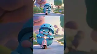 Learn to Ride a Scooter with Humpty! 🚲 | Fun #KidsSong #nuerseryrhyme #cartoon