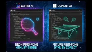 Неоновый Пинг-Понг в HTML: Нейросети сошли с ума! 🔥