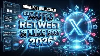 Twitter Auto Retweet Like Bot 2026 | Twitter Automation Tool