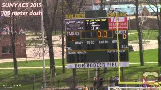 100 Meter Dash - 2015 SUNYAC Championships