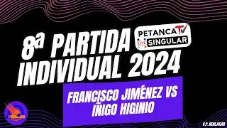 8ª Partida regional individual, Francisco Jiménez vs Iñigo Higinio.