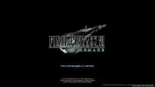 FINAL FANTASY VII REMAKE Title Screen Ambiance #ps4