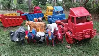 Epic Toy Truck Adventure! Colorful Cartoon Cars & Fun Play for Kids