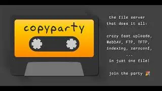 GitHub - 9001/copyparty: Portable file server with accelerated resumable uploads, dedup, WebDAV, ...