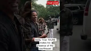 Diddy Trial: TOURE makes his presence at the courthouse! #diddytrial #diddy #nyc