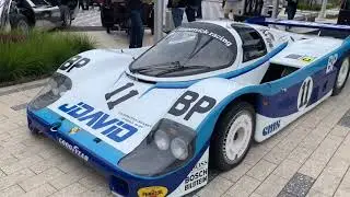 John Fitzpatrick JDAVID Porsche 956 & Dyson Racing 962 at the 2021 RM Auction Monterey Car Week
