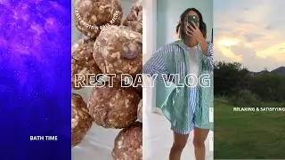 RESET DAY VLOG: ENERGY BALLS RECIPE/RELAX & RESET WITH ME