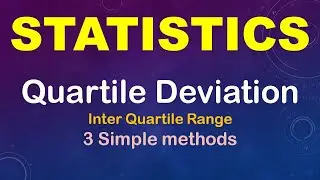 Quartile Deviation in Statistics|QD|BSc statistics|BA|BCOM|BCA|Malayalam