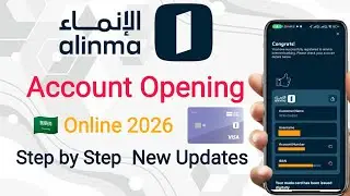 Alinma Bank Online Account Opening 2026 | How To Open Alinma Bank Account Online | Alinma bank 🏦 