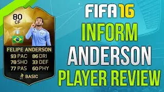 FIFA 16 IF Felipe Anderson Review (80) Fifa 16 Ultimate Team Player Review!