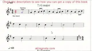 Learn to sing notes on a music sheet Grade 2