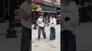NEWBEAT busking in Boston Day 2 | IG live 3