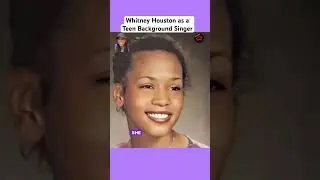 Whitney Houston as a Teen Background Singer 🎤 | Singing with Legends Lou Rawls & Chaka Khan