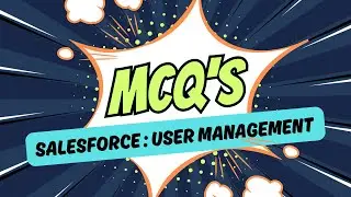 MCQs : Salesforce User Management