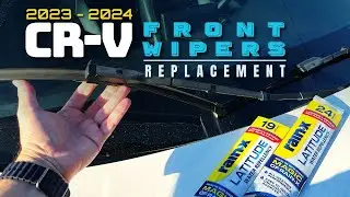 2023-2024 Honda CR-V Front Wiper Blades Replacement | Rain-X Latitude Wiper Blades