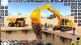 Heavy Machines Construction Game - Volvo Truck Sand Transport 3D - Android GamePlay