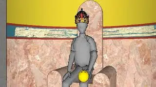 The Putinger Map adorning the throne room in  Diocletian's Palace in Split