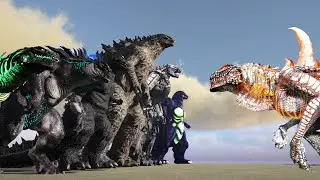 Hecate Zilla vs Team Godzilla | Ark Battle