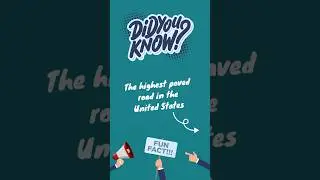 The highest paved road in the United States #shorts #funfacts #nationalparks
