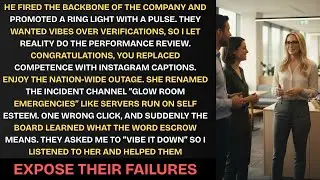 Influencer Hired as IT Director Just Triggered a Total Meltdown. I Let Them Burn.