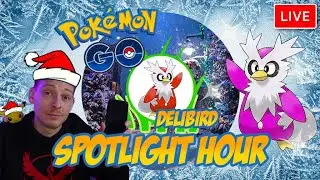 Shiny Delibird Spotlight Hour Live | Pokemon GO