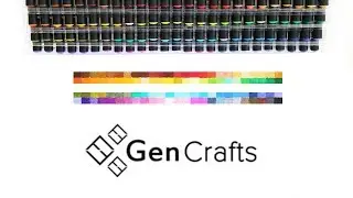 Genuine Crafts Watercolor Markers Review and Swatch