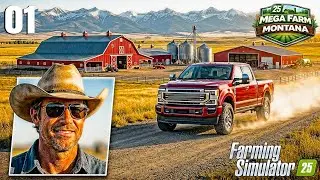 STARTING THE ULTIMATE 10M FARM PROJECT! │FS25│MEGA FARM│Timelapse #1