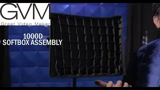 GVM 1000d softbox assembly made easy!!!
