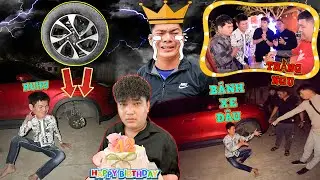 Quốc Bẻm Thuê Ô Tô Chở Cả Team Đến Dự Sinh Nhật Phúc Và Cái Kết Bánh Xe Bốc Hơi || Phúc Đầu To