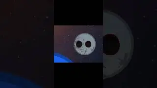 Luna's dark side 💀 #solarballs #solarsystem #earth #moon #luna
