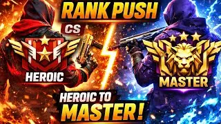 Free Fire CS Rank Push 🔥 Heroic to Master  
