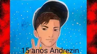 HOMENAGEM-Desenhando andrezin drawings como um personagem de desenho
