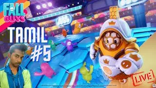 Fall Guys fun Gameplay Tamil | PART-5 | Vanga Fun Pannalam #livestream  SK Tamizhan ON Live#fallguys
