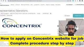 HOW TO APPLY ON CONCENTRIX WEBSITE FOR JOBS, FRESHER, GRADUATE 2024, COMPLETE PROCEDURE SHARED😱😱😱