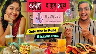 Best Shawarma in Pune | 10% OFF on Waffle | Original Boba Tea | Pune Food Fatafati Ep. 55