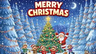 Christmas Forest Jingle 🎅🎶 | Kids & Animals Fun | 2D Cartoon Christmas Song