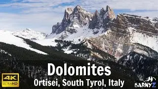 Ortisei (St. Ulrich, Urtij&euml;i), Dolomites, Alps 4K