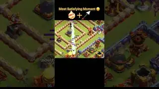Most Satisfying Moment 🙂&zwj;↕️ in Clans of Clans! #shorts #clashofclans #coc