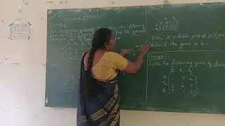 Dr. V. Meena |OR|GAME THEORY| FIND VALUE OF THE GAME| SADDLE POINT|tamil tutor|Dominance property