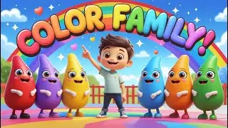 🎨Color Song By Kidco Planet | Learn Colors | Cartoon Animation Color Song for Kids | Nursery Rhymes🌈