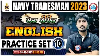 Navy Tradesman 2023, Navy English Practice Set 10, Navy Tradesman English PYQ, English By Vipin Sir