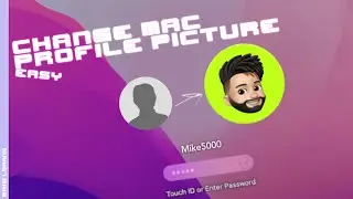 How to change Mac profile picture | user account picture Mac