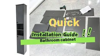 Bathroom Makeover: Easy DIY Storage Cabinet Setup