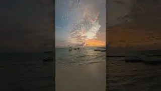 Epic Sunset Clouds in 60 Seconds 🌅 | Beach Paradise (GoPro 13 Black) #Shorts