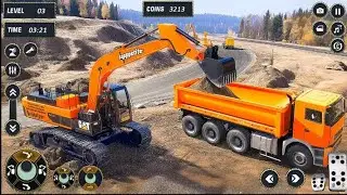 Larg City Construction Game 1190 - Heavy Road Repair Construction - Android Gameplay 