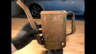 Vintage SwingSpout Oil Can Restoration