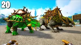 THIS FIRE THORNY DRAGON IS SO COOL | ARK OMEGA MODDED | ARK SURVIVAL EPISODE 20