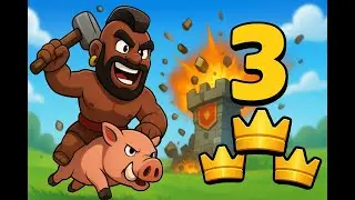 He Couldn&rsquo;t Stop My HOG RIDER 😤💥 3 Crown DOMINATION in Clash Royale!