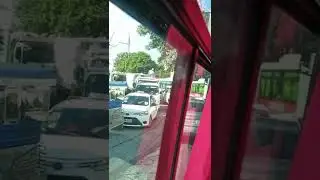 Traffic to QC caused by Road Accident