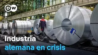 Cae producci&oacute;n industrial alemana y se produndiza la crisis